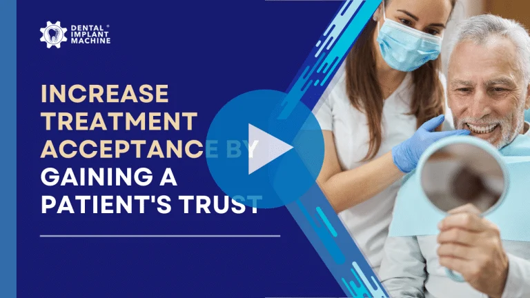 Learn proven strategies to build patient trust that leads to higher dental implant treatment acceptance. Based on experience with 500+ dental practices, this article reveals how establishing authentic connections with patients creates a foundation for confident treatment decisions and practice growth.