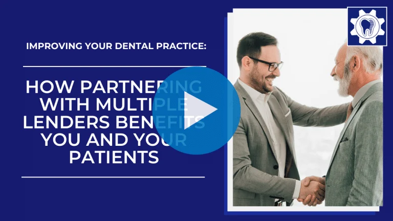 Kirsti Nelson explains how partnering with multiple lenders significantly improves treatment acceptance rates. Learn why offering diverse financing options helps more patients qualify for dental implant treatment while increasing practice production and creating win-win situations for both patients and providers.