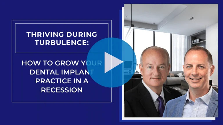 Dental Implant Machine CEO Spencer Walker and Proceed Finance Founder Dave Roehr share strategies for growing your implant practice during economic downturns. Learn actionable approaches to thrive despite financial turbulence and position your practice at the top of your market.