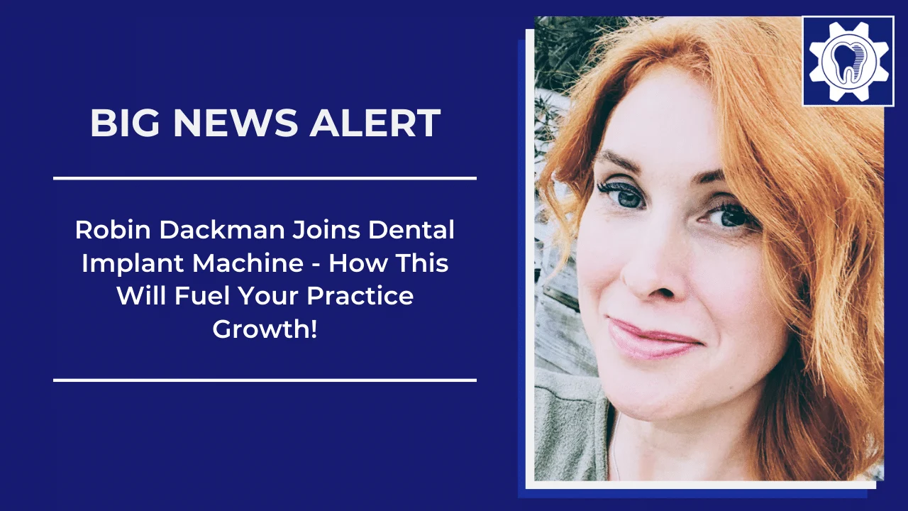 Renowned full-arch closer and consultant Robin Dackman joins Dental Implant Machine as Patient Education Training Manager. Learn how her expertise in developing a new full-arch closing program will help dental practices increase case acceptance rates and fuel significant practice growth.